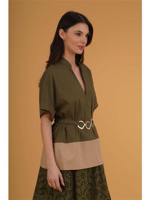 Casacca in cotone Clips | G302C535VERDE MILITARE